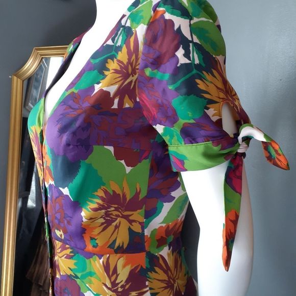 Zara TRF Floral Mini Dress - Picture 8 of 14